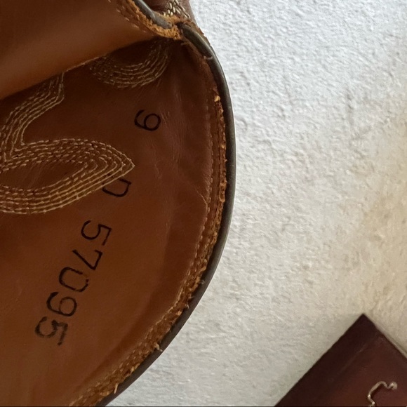 Two pair of Lucchese Ostrich skin boots.  PRICING IS PER PAIR. - Picture 9 of 10